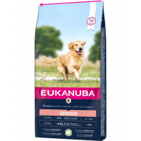 EUKANUBA Dog Base Senior Large Breeds Lamb &amp; Rice hrana uscata caini seniori talie mare, miel si orez 12 kg