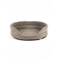 FERA Pat oval pentru caine, gri, Mărimea XXS: 41 x 34 x 14 cm