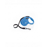 FLEXI New Classic lesa automata cu banda pentru caini, albastru, marimea XS, 12 m