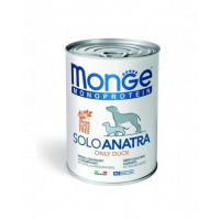 MONGE Monoprotein hrana umeda pentru caini, Rata, 400 g