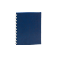 Agenda Ego Premier, A4, Nedatata, 192 File, Albastra, Spirala, 70 g/m²