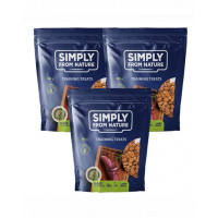 SIMPLY FROM NATURE Recompense pentru caini, cu carne de iepure si ceai verde 3 x 300 g