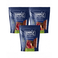SIMPLY FROM NATURE Recompense sticks cu aroma de mistret pentru caini 3 x 7 buc.