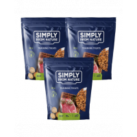 SIMPLY FROM NATURE Training Treats recompense pentru caini, cu vita 3 x 300 g
