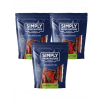 SIMPLY FROM NATURE Nature Sticks recompense pentru caini, carne de cal 3 x 3 buc