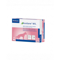 VIRBAC Anxitane M/L Supliment pentru ameliorarea stresului pentru caini si pisici de peste 10 kg, 30 tab.