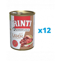 RINTI Kennerfleisch Lamb Hrana umeda caini, cu miel 12 x 800 g
