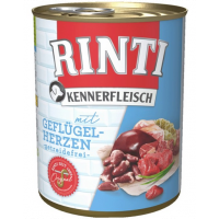 RINTI Kennerfleisch Hrana umeda pentru caini, cu inimi de pasare 400 gr