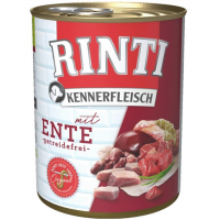 RINTI Kennerfleisch Duck hrana umeda pentru caini, cu rata 400 gr