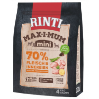 RINTI MAX-I-MUM Mini Adult Chicken hrana uscata caini adulti de talie mica, cu pui 4 kg