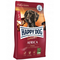 HAPPY DOG Supreme Africa Hrana uscata pentru caini cu intolerante alimentare, cu strut 4 kg