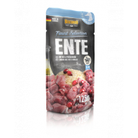 BELCANDO Finest Selection hrana umeda pentru caini, cu rata cu orez si merisoare de munte, 125 g