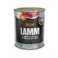 BELCANDO Super Premium hrana umeda pentru caini, cu miel, orez si rosii, 800 g