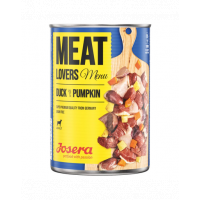 JOSERA Meatlovers Menu hrana umeda pentru caini, rata si dovleac 6x800 g