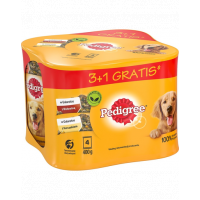 PEDIGREE Adult hrana umeda caini adulti 24x400 g cu vita, pui in aspic