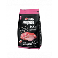 PAN MIĘSKO Hrana uscata pentru caini junior talie mica, cu vita si prepelita 9 kg