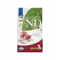 FARMINA N&amp;D Prime Puppy Mini Hrana uscata pentru catei de talie mica, cu pui si rodie 800 g