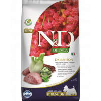 FARMINA N&amp;D Quinoa Digestion Hrana digestiva pentru caini de talie mica, cu miel 2.5 kg