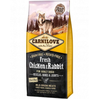CARNILOVE Hrana uscata pentru caini adulti, cu iepure si pui 24 kg (2 x 12 kg)