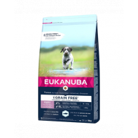 EUKANUBA Grain Free Puppy hrana uscata caini juniori talie mare, fara cereale 3 kg