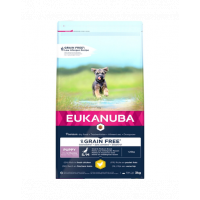 EUKANUBA Puppy Grain Free pentru talie mica/medie S/M 3 kg hrana pentru catelusi