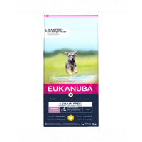 EUKANUBA Puppy Grain Free pentru talie mica/medie S/M 12 kg hrana pentru catelusi