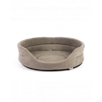 FERA Pat oval pentru caini, gri S 53 x 44 x 16 cm