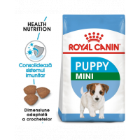 ROYAL CANIN Mini Puppy/Junior hrana uscata caine junior 8 kg + Mini puppy hrana umeda 12x85 g
