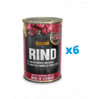 BELCANDO Super Premium hrana umeda pentru caini, vita cu cartofi si mazare 6x400 g