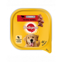 PEDIGREE Adult 10x300 g hrana umeda pentru caini cu carne de vita si ficat in mousse