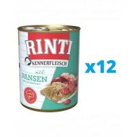 RINTI Kennerfleisch Rumen conserva hrana caini 12 x 800 g cu rumen