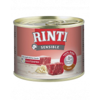 RINTI Sensible hrana umeda pentru caini adulti cu alergii alimentare, cu vita si orez 185 gr