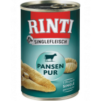 RINTI Singlefleisch Rumen Pure hrana monoproteica pentru caini, cu rumen de vita 400 gr