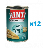 RINTI Singlefleisch Rumen Pure hrana monoproteica 12 x 400 g, cu rumen de vita
