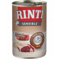 RINTI Sensible cu miel si orez, pentru caini 400 g