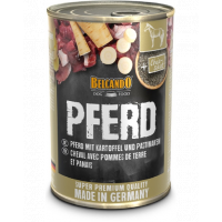 BELCANDO Super Premium Hrana umeda pentru caini adulti, cu carne de cal si cartofi 400 gr