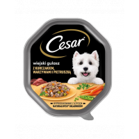 CESAR 14x150 g hrana umeda pentru caini adulti, cu pui, legume si patrunjel