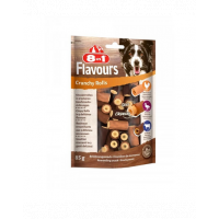 8IN1 Recompense crocante pentru caini Flavours Crunchy Rolls 85 g