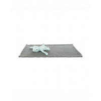 TRIXIE Set Junior pătură și jucărie de pluș 75 x 50 cm, gri/mentă