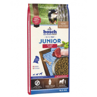 BOSCH Junior miel si orez, caini juniori 15 kg + recompense dresaj 300 g