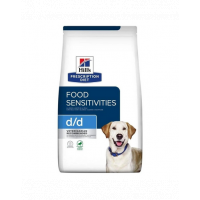 HILL'S Prescription Diet Canine d/d Food Sensitivities Duck&amp;Rice hrana dietetica pentru caini cu sensibilitati alimentare 4 kg