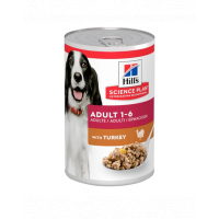 HILL'S Science Plan Canine Adult Turkey 370 g Hrana umeda caini adulti, cu curcan