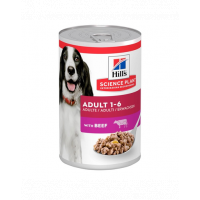 HILL'S Science Plan Canine Adult Beef 370 g Hrana umeda pentru caini adulti, cu carne de vita