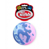 PET NOVA DOG LIFE STYLE Plină plutitoare minge de câine 7cm multicoloră aromă vanilie