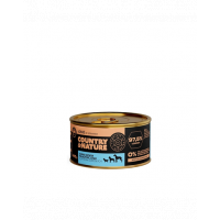 COUNTRY&amp;NATURE Hrana umeda pentru caini, fara cereale, cu somon si spanac 410 g
