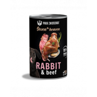 PAKA ZWIERZAKA Seventh Heaven Hrana umeda caine, cu iepure si vita 400 g