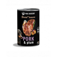 PAKA ZWIERZAKA Seventh Heaven 400g Conserva hrana umeda caini, cu porc si prune