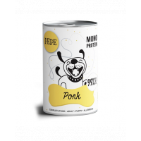 PAKA ZWIERZAKA PEPE Pork 99% (carne de porc) 400 g alimente monoproteice