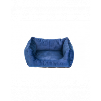FERA Glamour canapea pentru caini, dreptunghiular albastru L 65x75x27 cm