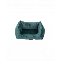 FERA Glamour canapea pentru caini, verde L 65x75x27 cm